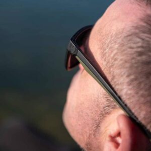 csn053 fox collection sunglasses black and green brown lens 1 1