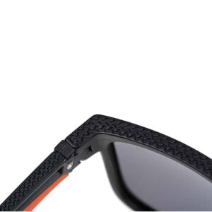 csn054 fox collection sunglasses black and orange grey lens 1 1