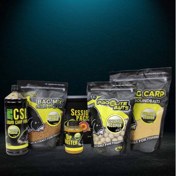 PRO ELITE BAITS SESSION PACK CLASSIC PIÑA SCOPEX WHITE - Imagen 2