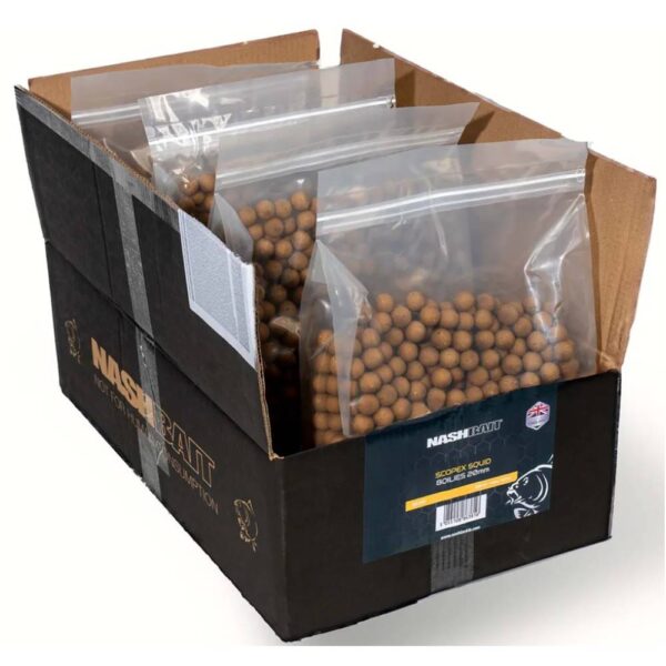 NASH Scopex Squid Boilies 20mm 5kg NEW 2025